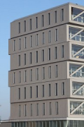 Patch 22, Amsterdam: Nordwestfassade, Holzkonstruktion