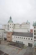Die Stettiner Oper liegt im Stadtschloss-Südflügel, Blick vom Nordflügeldach, Bild 2