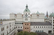 Die Stettiner Oper liegt im Stadtschloss-Südflügel, Blick vom Nordflügeldach, Bild 3