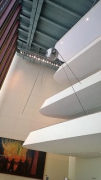 UNO-Hauptquartier: Sputnik-Satellit-Kunstwerk in der Lobby der Generalversammlung