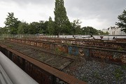 Yorckbrücken, Berlin: Aufsicht auf zwei unsanierte Brücken, Bild 2