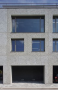 Zuber Beton, Crailsheim: Fertigteilachse mit Fenstern