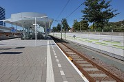 Arnhem-Centraal: Nordöstlichstes Gleis mit Gleisböschung, Bild 1