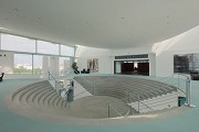 Bundeskanzleramt: Treppenmulde in der Sky-Lobby, Bild 1
