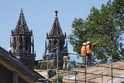 Hyparschale, Magdeburg: Bauleitung der Hyparschalensanierung vor Dom