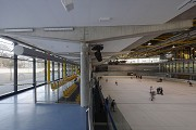 Lentpark: Zuschauertribüne & Eissportfläche