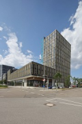 Technisches Rathaus, Mannheim: Südansicht von Glücksteinallee, Bild 2
