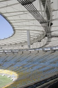 Maracanã Stadion: Ansicht Südtribüne, Dachunterkonstruktion