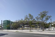 Maracanã Stadion: Südwestfront mit Treppenturm 1
