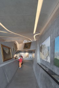 Messner Mountain Museum: westlicher Erker mit Ausstellung