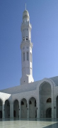 Mohammed Al Ameen Moschee: Nördliches Minarett vom Musallā