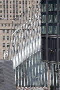 WTC Oculus: Erhöhter Blick von Südwesten
