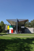 Pavillon "Le Corbusier", Zürich: Ostansicht