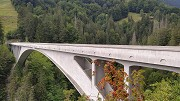 Salginatobelbrücke: Ansicht vom östlichen Brückenkopf