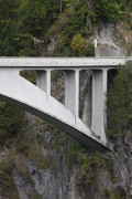 Salginatobelbrücke: Östliche Felsverankerung