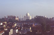 Taj Mahal, Agra: Blick vom Zentrum