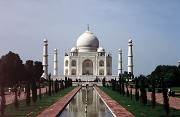 Taj Mahal, Agra: Zentrale Achse, Blick auf Mausoleum
