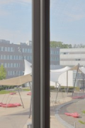 TechMed Centre, Enschede: inneres Pfostendetail Fensterrahmen