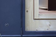 Timber Prototype House, Apolda; IBA Thüringen: Detail Fensteranschlag
