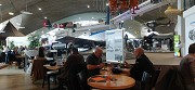 IR Force Center: Open restaurant view of exhibition