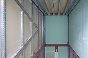 Construction site System Building, staircase 2