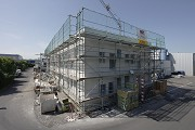 Construction site System Building, northeast view
