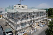 Construction site System Building, southeast view 1, elevated