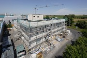 Construction site System Building, southeast view 2, elevated