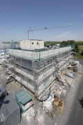 Construction site System Building, southeast view 3, elevated