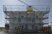 Construction site System Building, eastern view