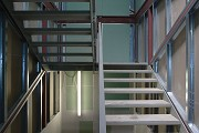 Construction site System Building, stairs 2