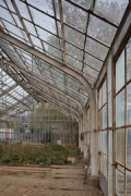 Bonn University Greenhouse: curved supporting structure in the eaves area