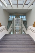 Eurogare, Mons: staircase leading down to the tracks