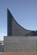 Church by the Sea: Southern bell-tower profile-view