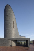 Church by the Sea: bell-tower and main-entrance