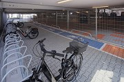 Erkelenz mobile station: bicycle garage, room diagonal