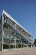 Erkelenz mobile station: north-western view, portriat picture