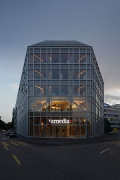 tamedia - eastern façade while dawn 1