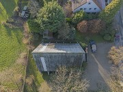 Temporary church in Ratingen-Eggerscheidt: vertical rooftop view