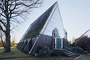 Temporary church in Ratingen-Eggerscheidt: northeastern view