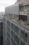 Four Frankfurt: high-crane-view of the top office floors