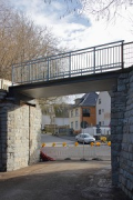 GRP-plastic-bridge, Solingen: western view