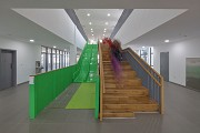 GUtech, Finnish School: staircase and slide