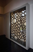GUtech, History of Sciences Centre: Interior view Mashrabiyya, diagonal view