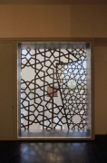 GUtech, History of Sciences Centre: Interior view Mashrabiyya, frontal view