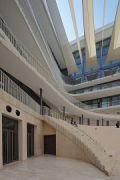 GUtech, main building: courtyard, flight of steps detail