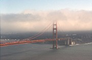 Golden Gate Bridge: view from Golden Gate National Recreation Area, Zoom