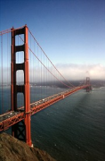 Golden Gate Bridge: view from Hwy 1
