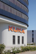 KUKA, Augsburg: company logo 2