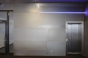 WTZ Heilbronn: lobby, wall cladding